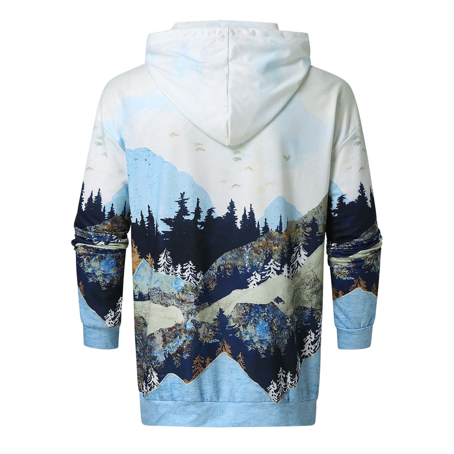 Printed Super Flexible Casual Hoodie